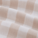 Pantalones de cuadros vichy color avena