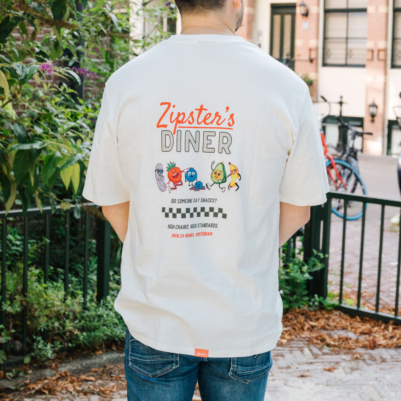 Men's Hemp T-Shirt - Zipster's Diner