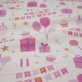 Children's PJ Set Birthday Pink