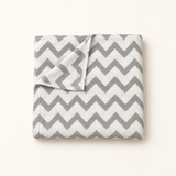Zig Zag Large Muslin Blanket