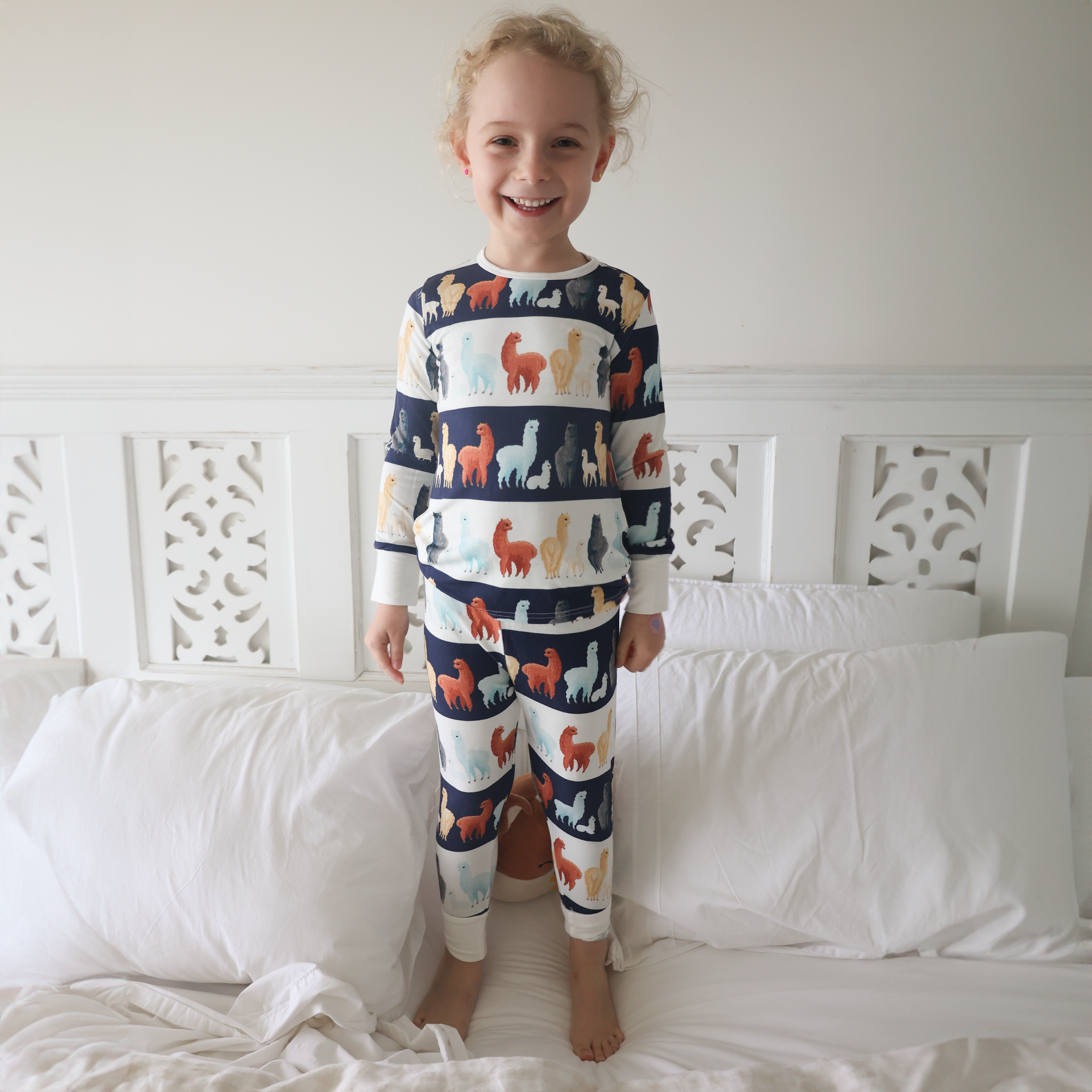 Children's PJ Set Llama