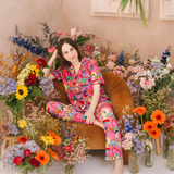 Pyjamas-sæt til kvinder: Frida Fiesta de Colores