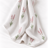 Lavender Large Muslin Blanket