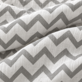 Zig Zag Large Muslin Blanket