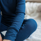 Children's PJ Set Ribbed Midnight