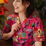 Pyjamas-sæt til kvinder: Frida Fiesta de Colores