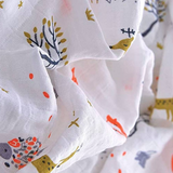 Fox Large Muslin Blanket