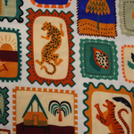 Children's PJ Set Animal Stamps