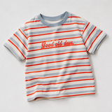 Overdimensioneret børnet-shirt med striber – Good Old Days