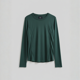 Breastfeeding T-Shirt Long Sleeve Forest Green