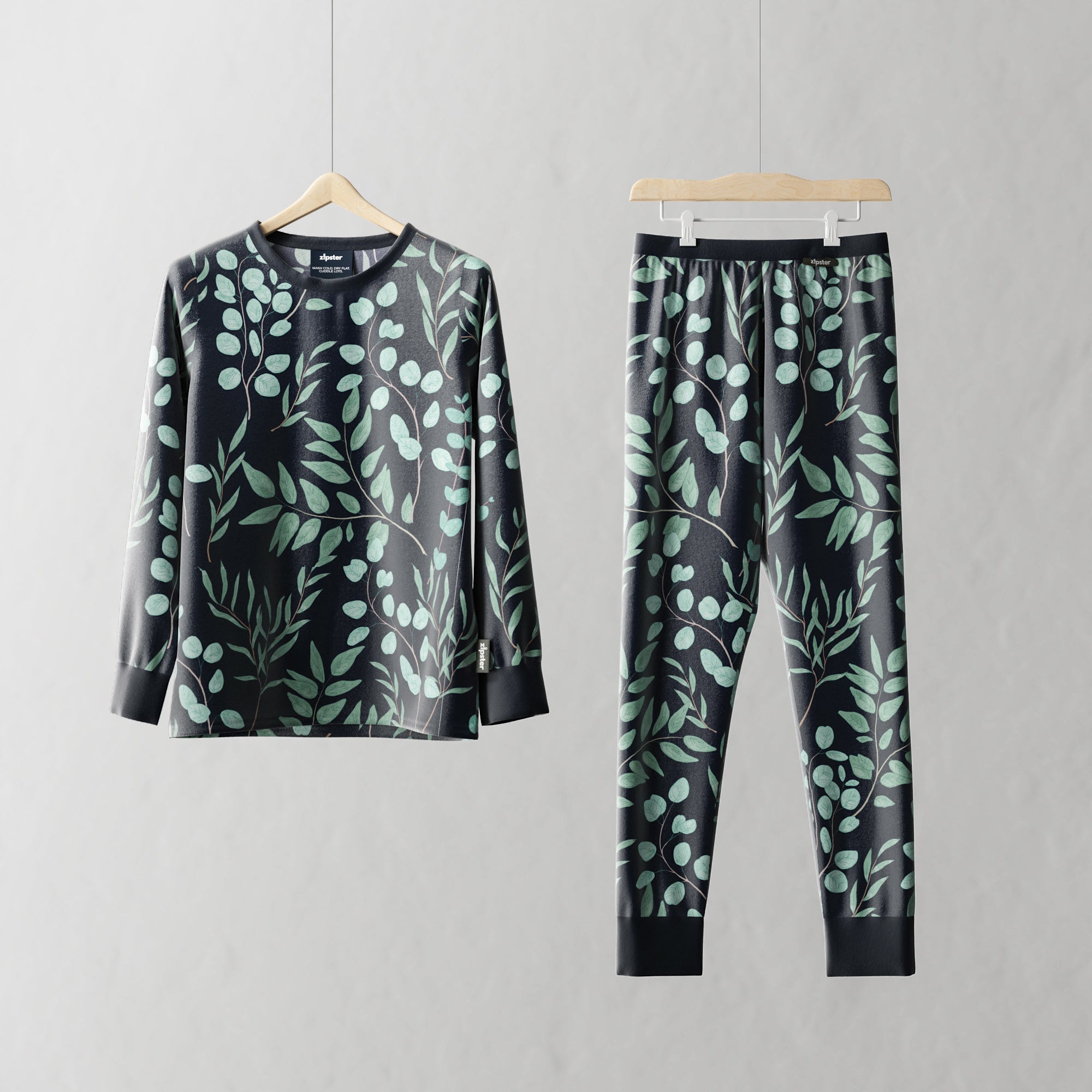 Children's PJ Set Eucalyptus