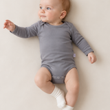Long-sleeve Body Suit Grey