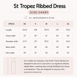 St Tropez Ribbed Breastfeeding Dress Chocolate
