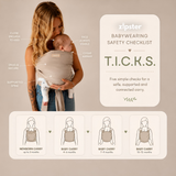 Bamboo Baby Wrap - Solid Coastal Taupe