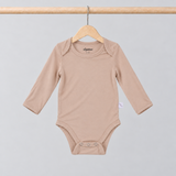 Long-sleeve Body Suit Beige